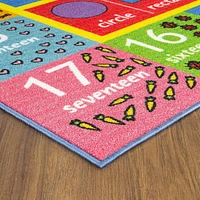 KC Cubs collection de récréation Symboles mathématiques, nombres et formes Apprentissage éducatif et aire de jeux Tapis pour enfants et enfants Chambres et salle de jeux