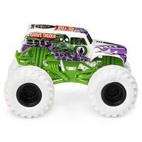 Monster Jam, Official Grave Digger Monster Truck, Die-Cast Vehicle, Inverse Trucks Series, 1:64 Scale