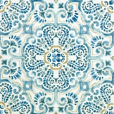 FloorPops Fontaine Peel and Stick Floor Tiles Set of 20