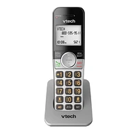 VTech 2 Handset DECT 6.0 Cordless Phone with Call Block, CS5219-2 (Silver & Black)