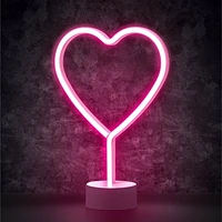 Lumière néon à DEL Merkury Heart de 12 po Néon LED Coeur