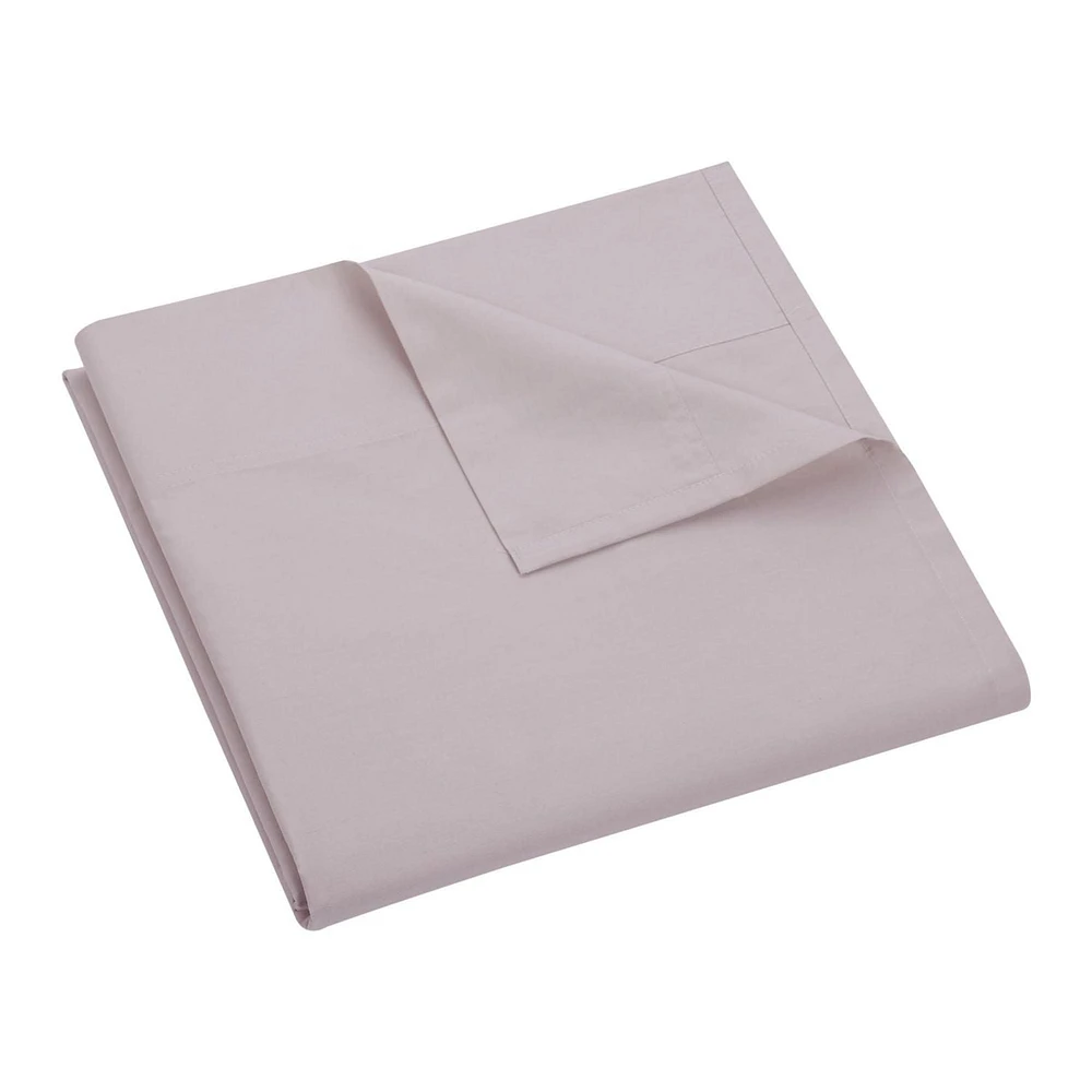 Drap plat 100 % coton hometrends Taille : 1 place - Très grand