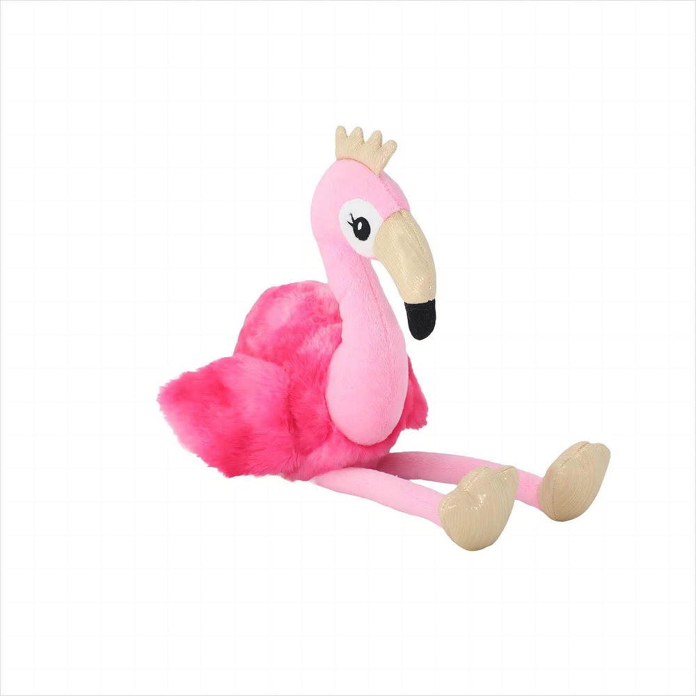 Façons de célébrer le jouet en peluche Flamingo de 7,5 pouces matériau polyester – rose et rose chaud