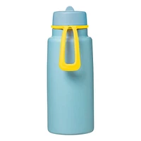 b.box - Gobelet isotherme à couvercle rabattable avec paille, grande bouteille d'eau durable pour adolescents et adultes, bouteille d'eau de voyage, isolation triple couche, sans BPA