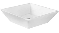 American Imaginations AI- 15,75 pouces W au-dessus du navire blanc de compteur pour le bâti de mur de bâti de mur
