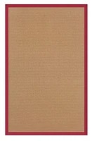 Tapis Athena liège et rouge de 8 pi x 10 pi 1 po