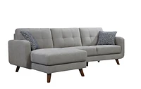 Topline Home Furnishings Sectionnel à 2 pièces avec chaise gauche