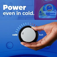 Détergent à lessive liquide Tide Plus Ultra OXI Blanc et éclatant, pouvoir détachant et blanchissant supérieur 3.9L