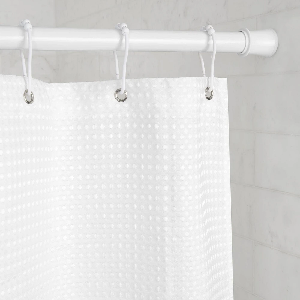 Mainstays Adjustable Tension Shower Curtain Rod, Adjusts up to 86"