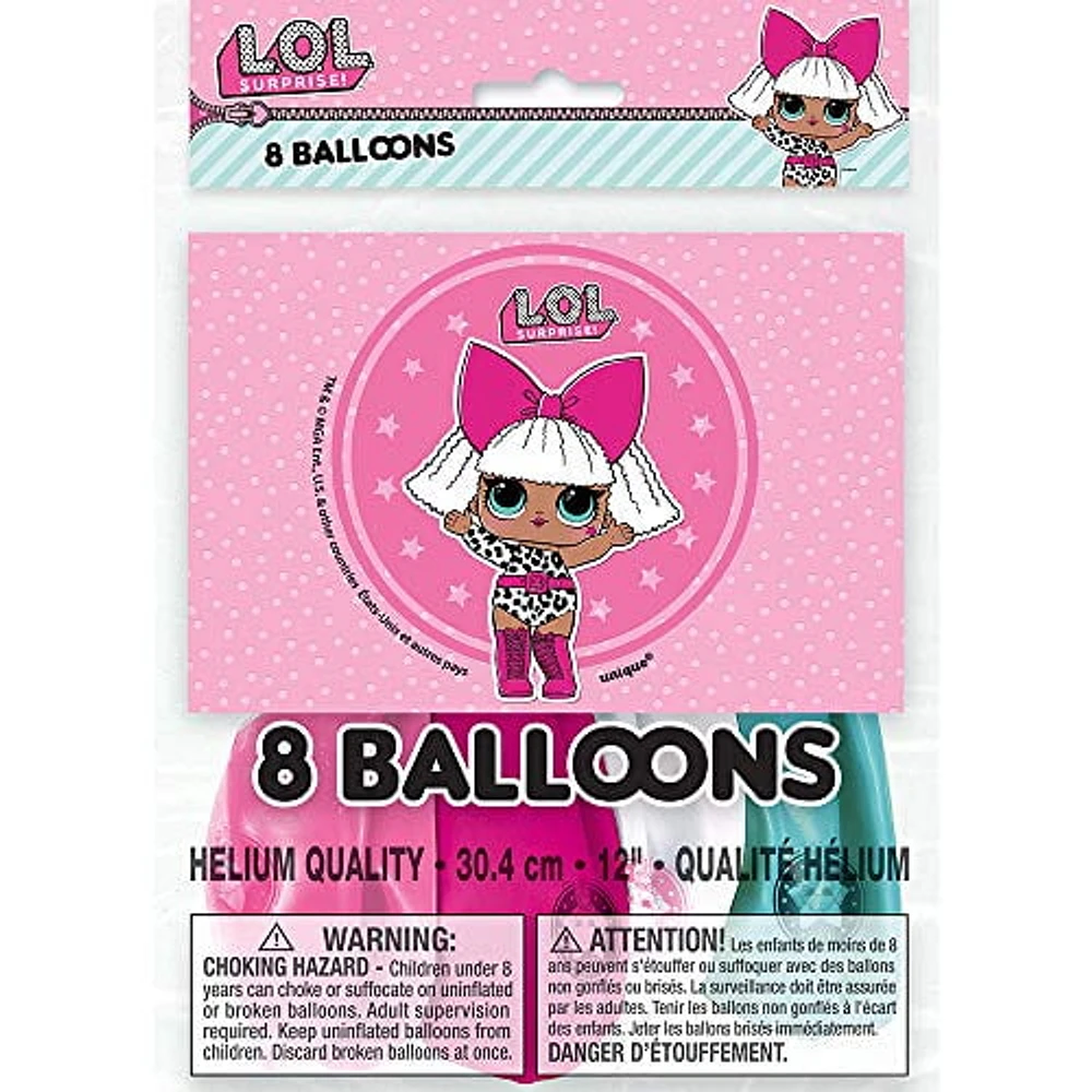 8 L.O.L. Surprise! Balloons