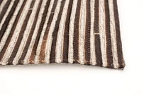 ECARPETGALLERY 5'3" x 7'7" Contemporary Cowhide Patchwork Handmade Area Rug for Living Room, Dining Room and Bedroom in Brown