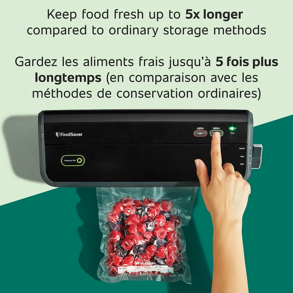 Sacs sous vide FoodSaver, sacs prédécoupés d'une pinte (946 ml)