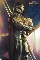 Star Wars: The Mandalorian - Held Wall Poster, 22.375" x 34" Framed