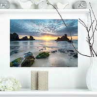 Designart Beautiful Porthcothan Bay Canvas Wall Art