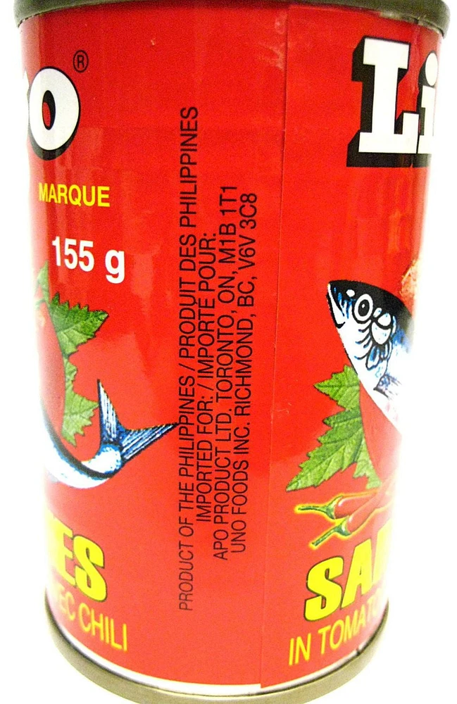 Ligo Sardines in Tomato Sauce with Chili, 155g