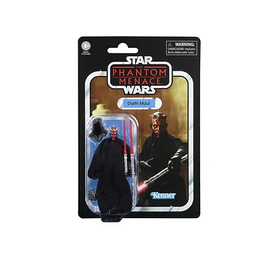 Star Wars The Vintage Collection Darth Maul Toy, 3.75-inch Scale Star Wars: The Phantom Menace Action Figure, Toys for Kids Ages 4 and Up