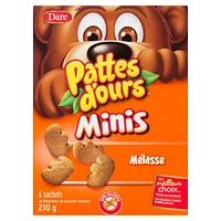 Bear Paws Minis Original Cookies, Dare, Pack of 6, 210 g