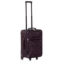 JT 4PC SET AST, 4 Piece Suitcase Set: 25 Inch Luggage, Carry On Suitcase, Tote Bag & Toiletry Kit