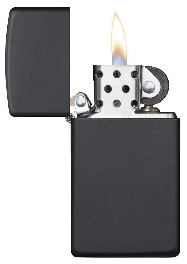 Zippo slim noir mat (1618)