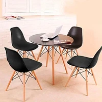 Chaise Eiffel en bois noir de la collection Heavenly