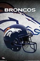 NFL Denver Broncos - Helmet 16 Wall Poster, 22.375" x 34"