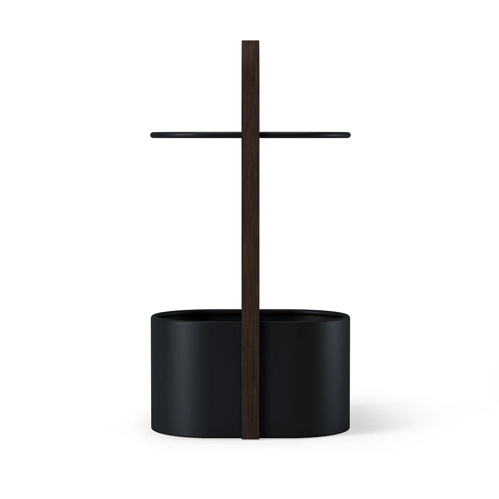 Table de rangement Umbra Bellwood, noir / noyer