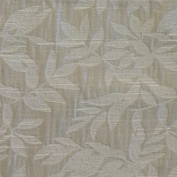 Loft Living Meera, filtrant la lumière panneau de rideau à œillets texturé à motif feuilles 52" x 95", argent