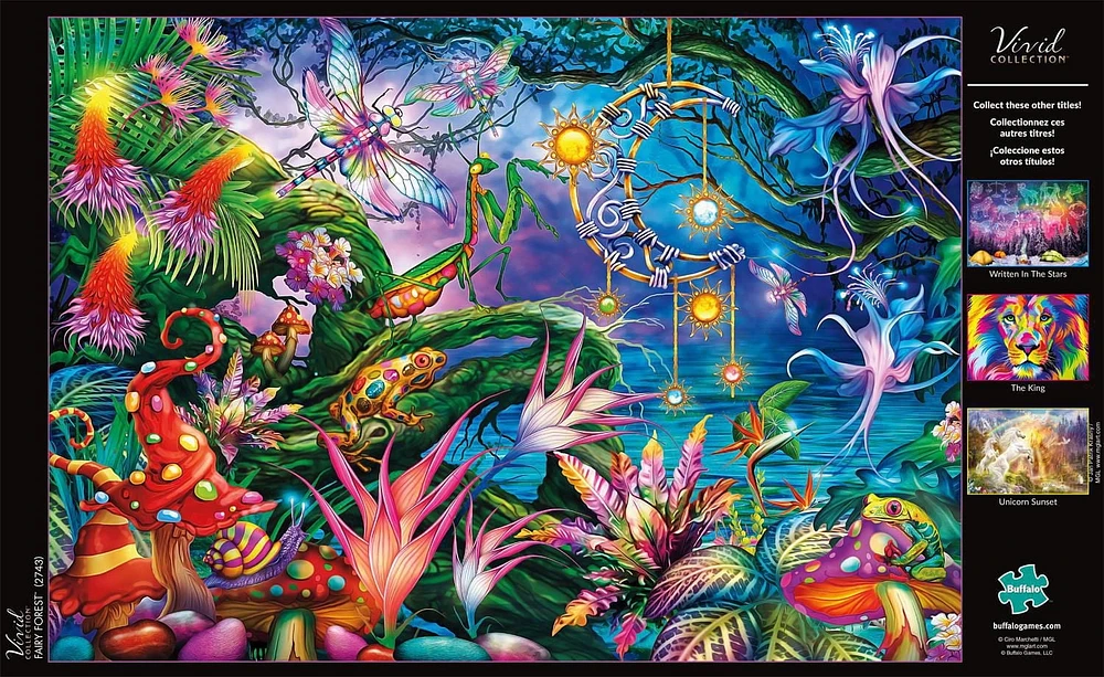 Buffalo Games Vivid Collection Fairy Forest 300 Piece Jigsaw Puzzle