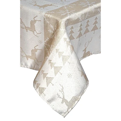 Nappe Lurex (60 "Dia) (Renne De Saut En Or)