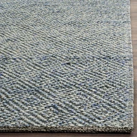 Safavieh Natura Eanna Tapis Géométrique, ivoire / gris clair, 6' X 9'