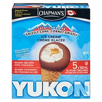 Chapman's Yukon Grizzly Double the Dip Cone, 5 x 140mL