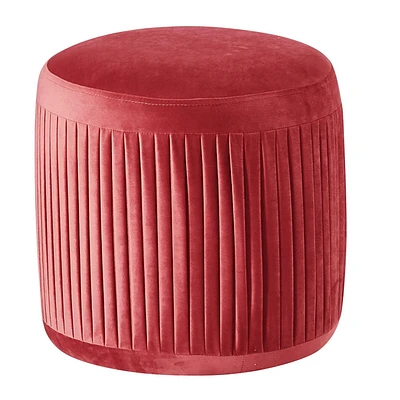 Glaçure canadienne pouf bleu