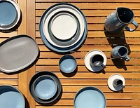 Mesa Ceramics Uno Bol à trempette en grès 12 cm Ensemble de 4