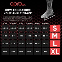 OPROtec Ankle Brace with Stabilisers
