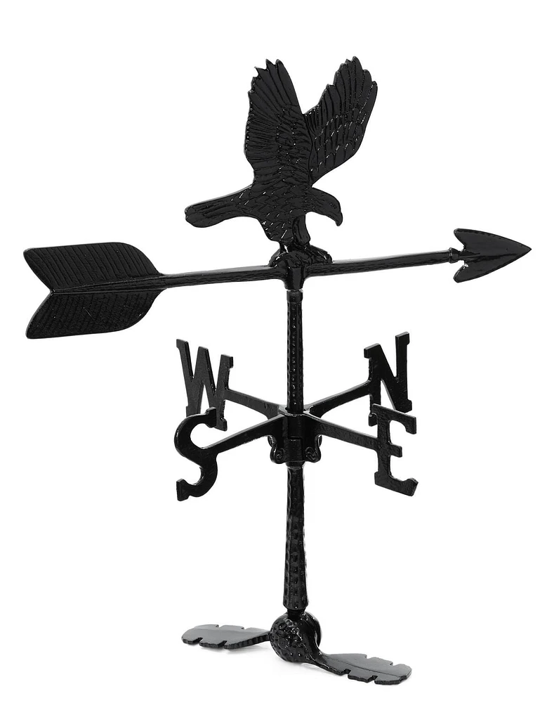 Klassen Bronze Girouette en Aluminium Aigle, Noir