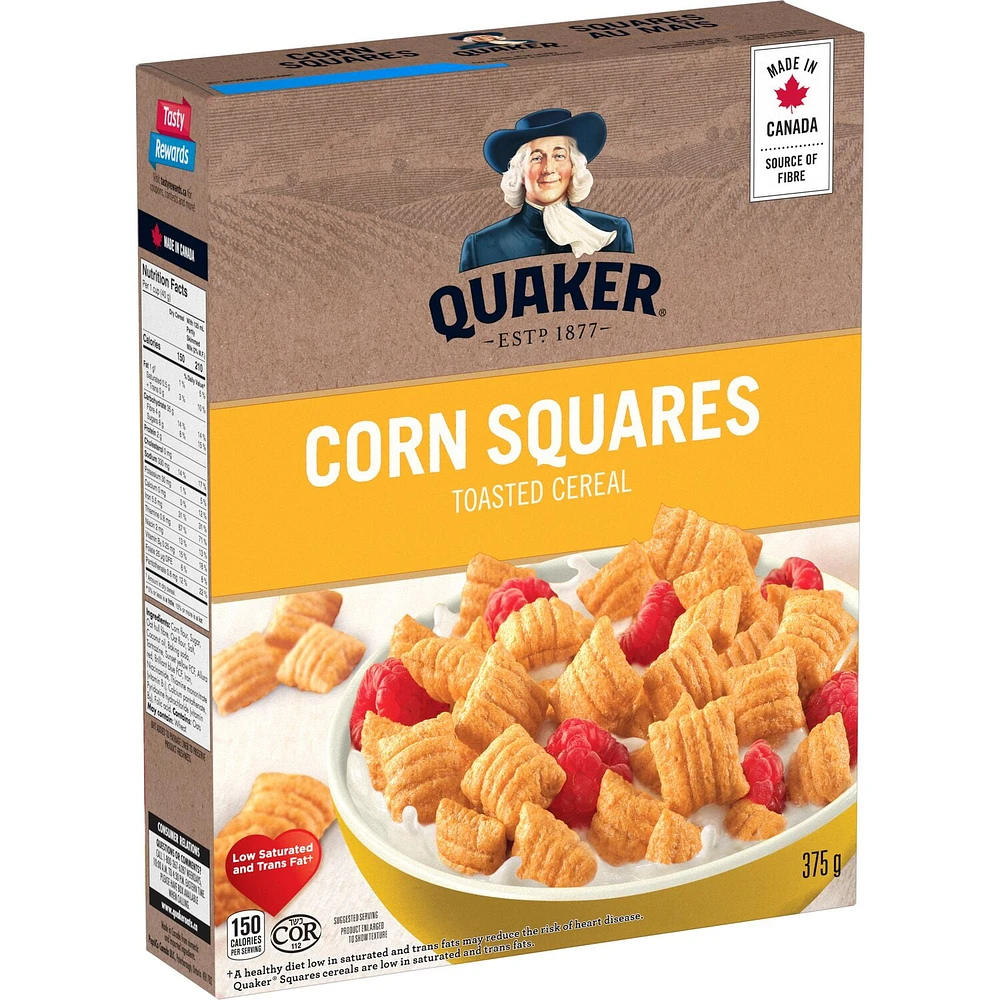 Quaker Céréales Squares au maïs 375g