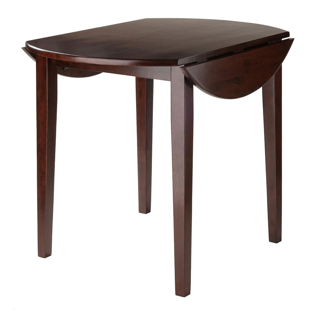 Clayton 3-PC Set Drop Leaf Table with 2 Keyhole Back Chairs