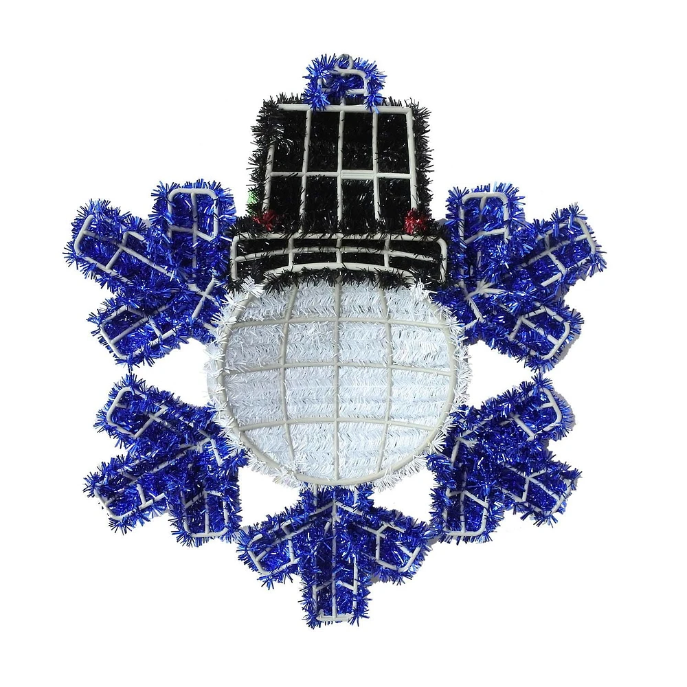 Couronne de flocon de neige de guirlandes de Noël