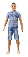 Ken Fashionistas Poupée Denim vieilli - Large