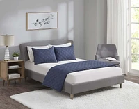 Ensemble de Housse de couette Matelassée 3 Pièces de Hometrends