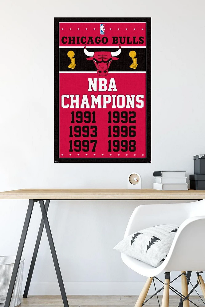 NBA Chicago Bulls - Champions 13 Wall Poster, 22.375" x 34"