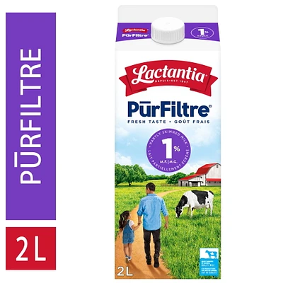 Lactantia PurFiltre Partially Skimmed Milk, 1%, 2L