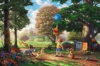 Ceaco: Thomas Kinkade - Disney Dreams Collection (Fantasia, Lady & the Tramp, Winnie the Pooh, Tangled) 4-in-1 Puzzle Set
