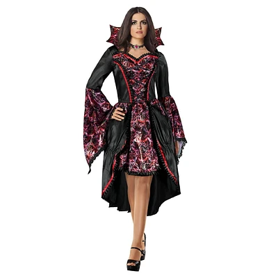 Costume de vampiresse de minuit pour femme TG.