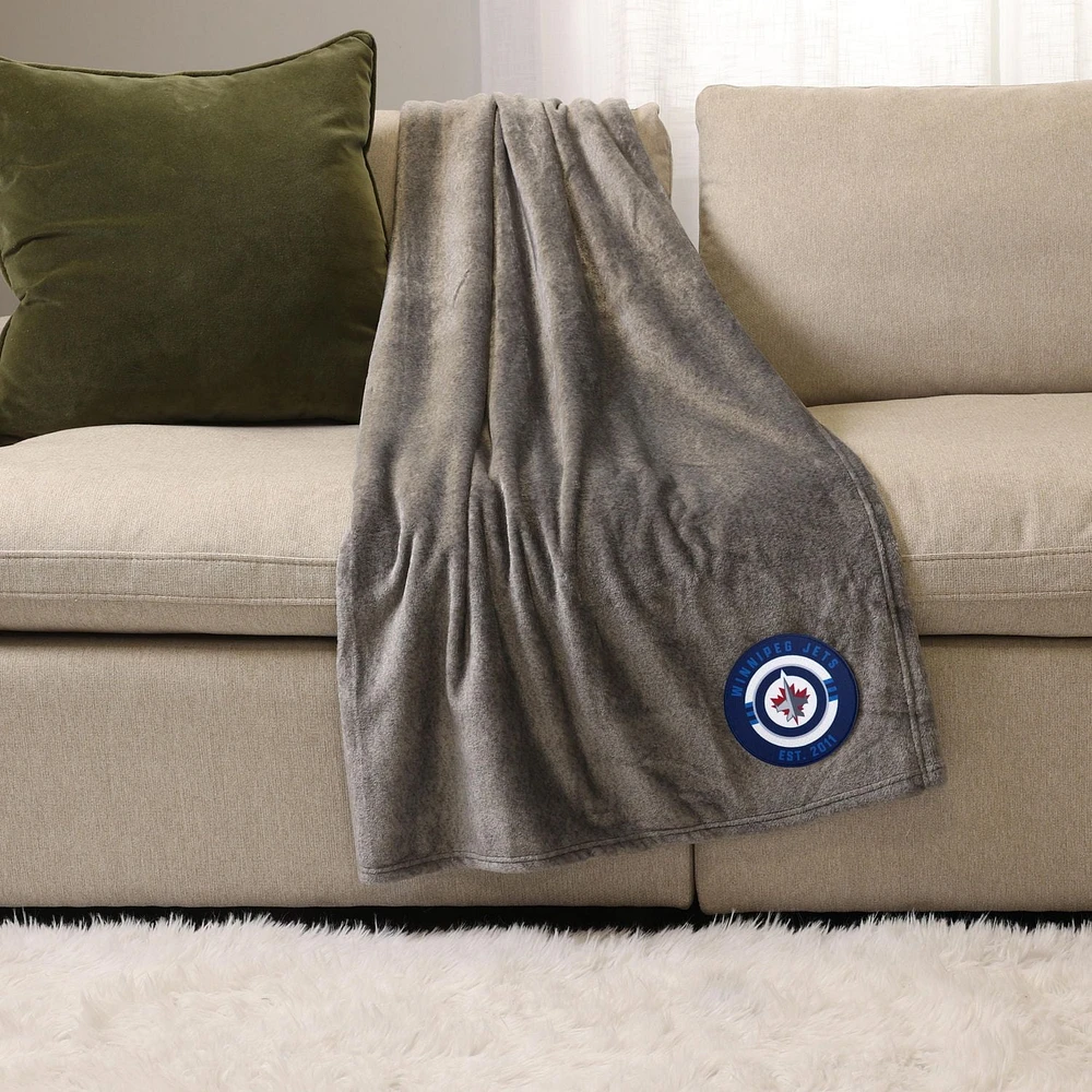 NHL, NBA, MLB Grey Sports Throw Blanket, 50" x 60"