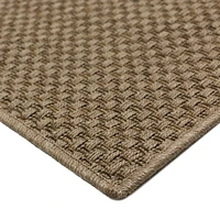 Tapis d'intérieur-extérieur Lazlo ReplayTan de 5 pi 2 po x 6 pi 7 po Tapis Lazlo Replay Tan de 5 pi 2 po x 6 pi 7 po