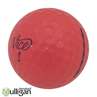 Mulligan - 12 balles de golf récupérées Vice Pro Mix  4A, rose