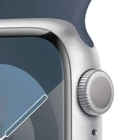 Apple Watch Série 9 GPS Clairement brillante.