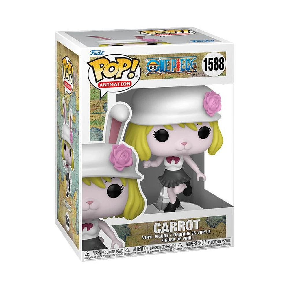 Funko Pop! Anime: One Piece - Carrot avec White Hat Figurine En Vinyle