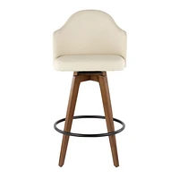 Tabouret de bar moderne milieu-du-siècle Ahoy, de LumiSource